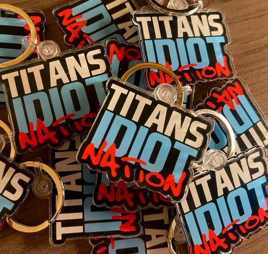 Titans Idiot Nation "Stacked" Key Chain