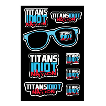 Titans Idiot Nation "Cool Kids" Sticker Sheet