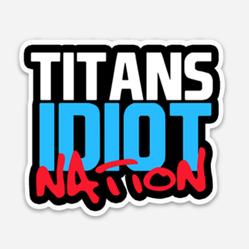 Titans Idiot Nation Die Cut "Stacked" Magnet